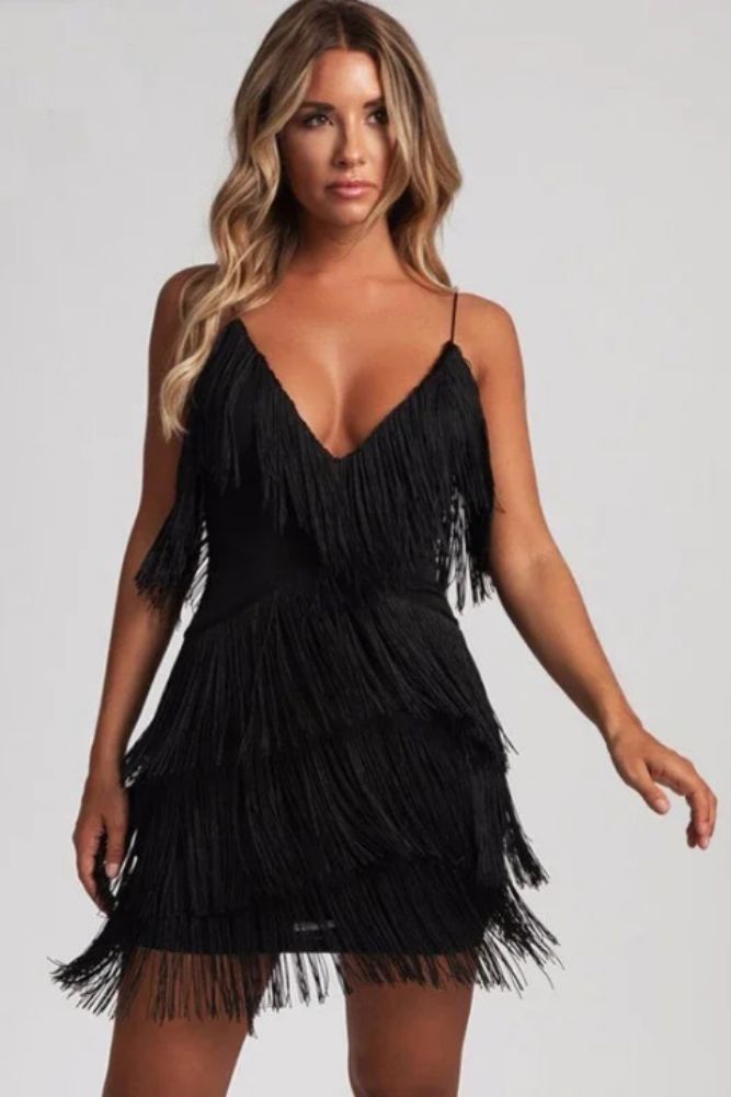 Vestido com Franjas Anne - Purezzi Femme
