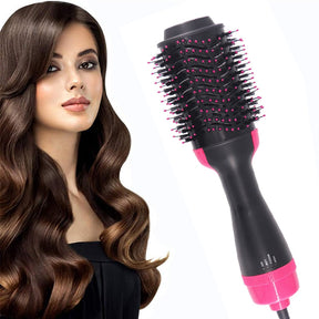Escova Secadora Alisador Elétrica Quente Cabelo Com 3 Em 1 Hair Styler
Multifuncional 