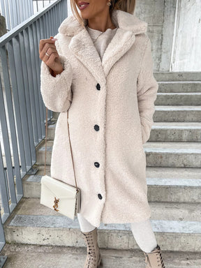 2024 Amazon outono e inverno europeu e americano transfronteiriço roupa de mulher popular felpa de manga larga solapa de mulher de felpa superior abrigo largo