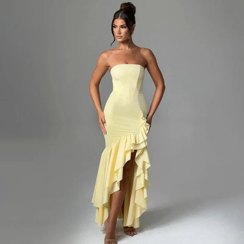 Vestido com Babados Julie - Purezzi Femme