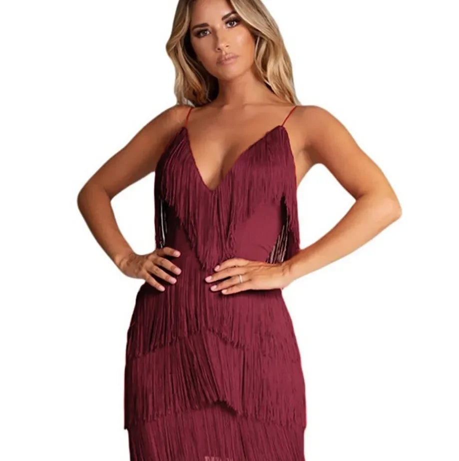 Vestido com Franjas Anne - Purezzi Femme