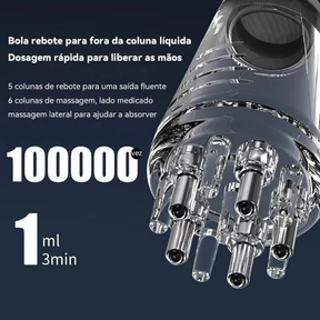 Mini Aplicador Portátil Para Couro Cabeludo , Soro De Crescimento , Pente De Massagem Capilar 6ml